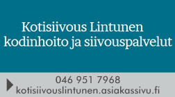 Kotisiivous Lintunen logo
